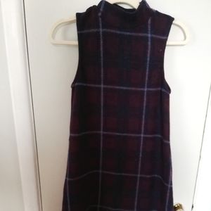 Simons high neck sleeveless sweater dress